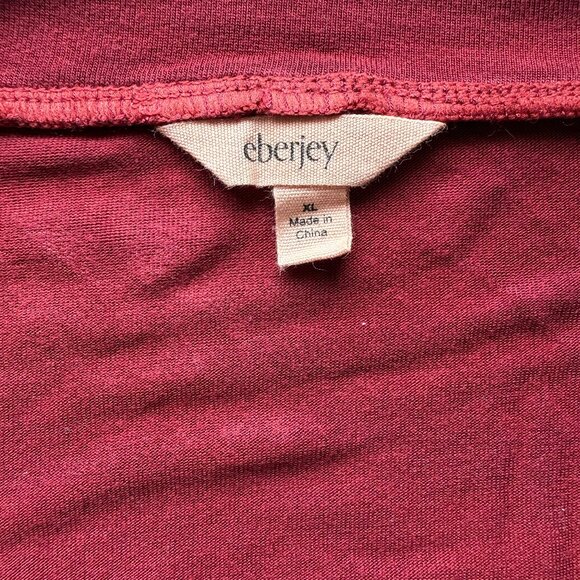 Eberjey Gisele TENCEL™ Modal Slouchy PJ Set – Cabernet - Picture 5 of 5